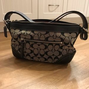 Black & Grey Coach Bag